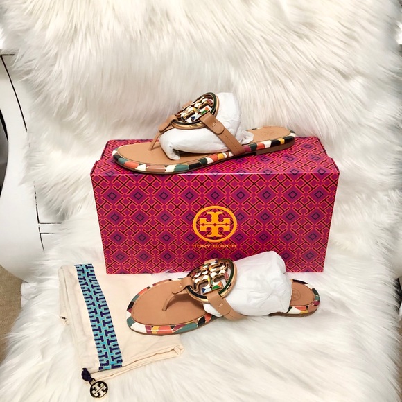Tory Burch Miller Metal Logo Sandal🧡 - Picture 12 of 12